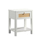 Isabella Isle Nightstand, White Finish