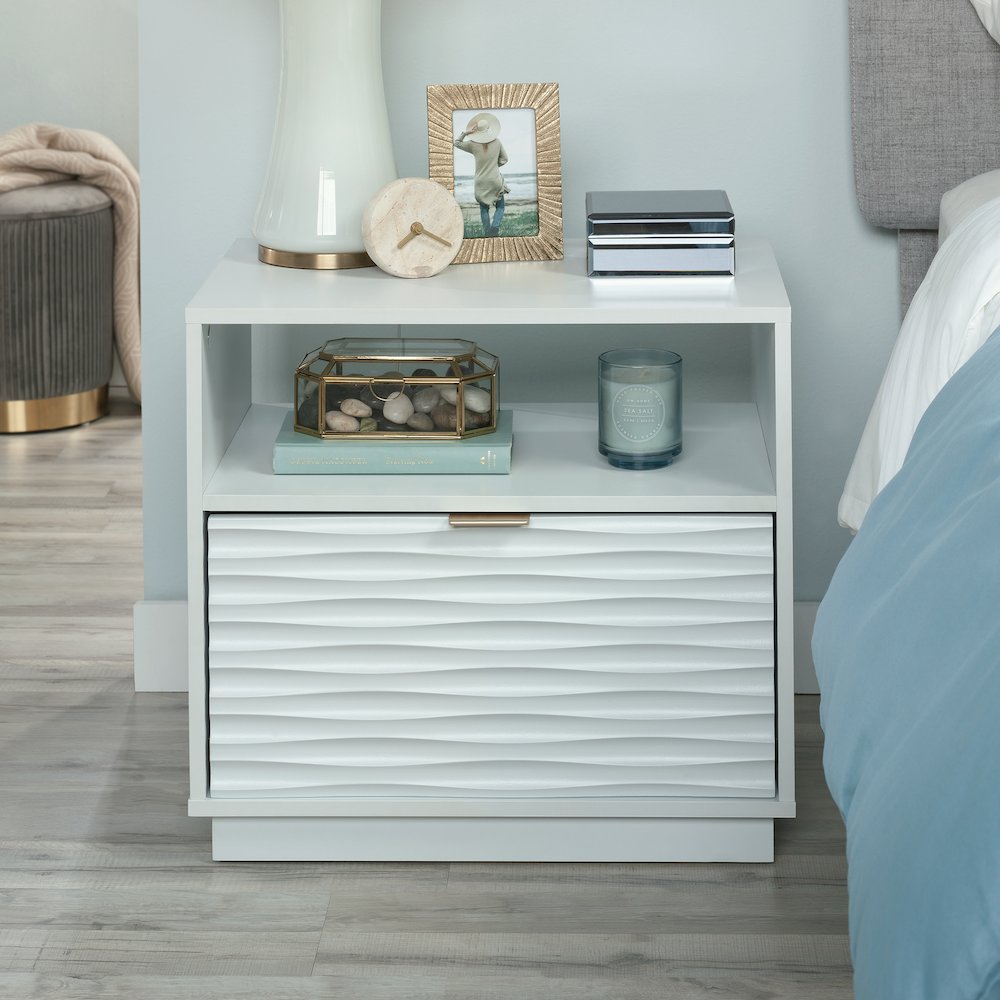 Morgan Main Night Stand, White finish