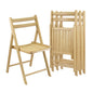 Robin 4-PC Folding Chair Set Natural