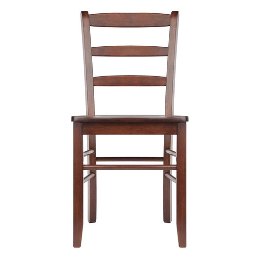 Benjamin 2-PC Ladder Back Chair Set Walnut