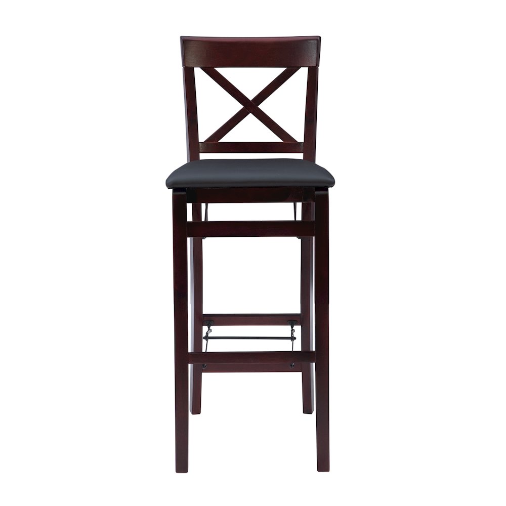 Triena 30 In X Back Folding Bar Stool