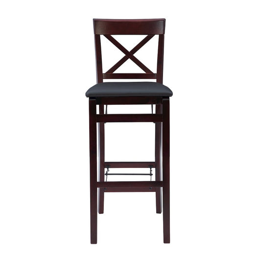 Triena 30 In X Back Folding Bar Stool