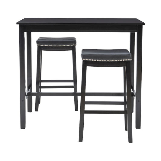 Claridge 3Pc Bar Set Black