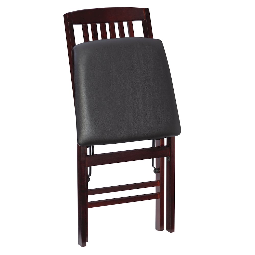 Triena 18 In Mission Back Folding Chair - Set Of Two