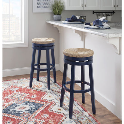 Morgan Barstool Navy Blue