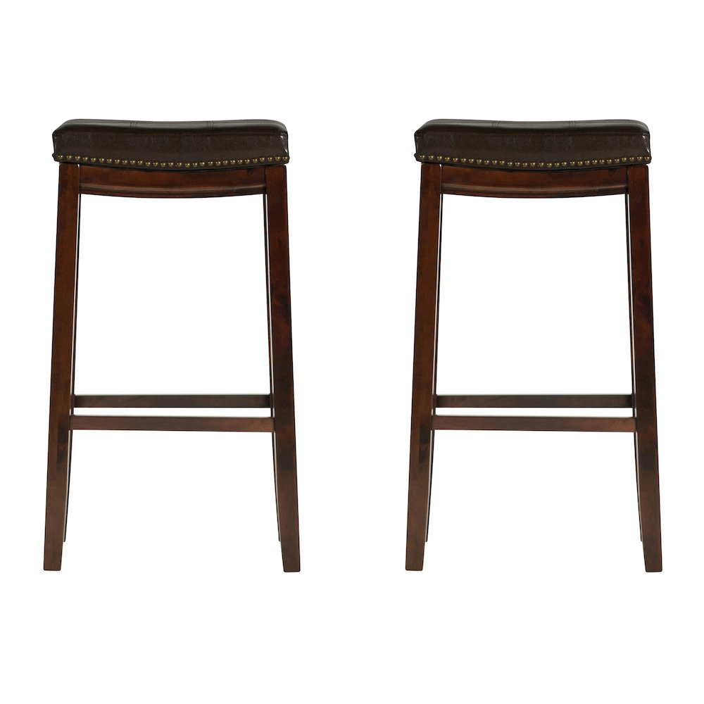 Claridge 2Pk Brown Bar Stool