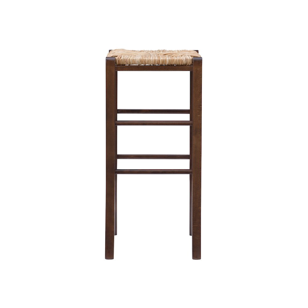 Gianna Backless Barstool Walnut Set Of 2