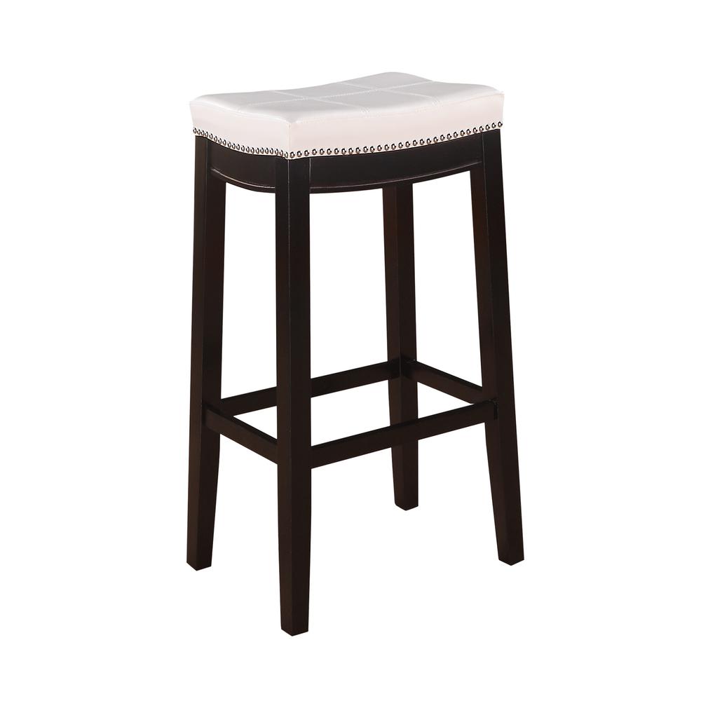 Claridge White Pu Barstool