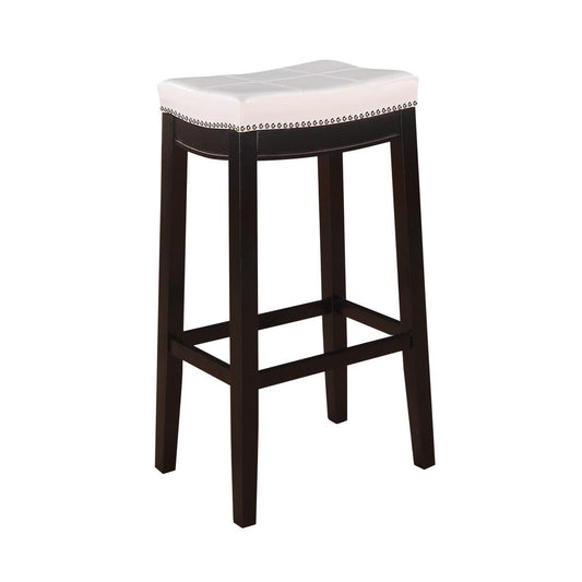 Claridge White Pu Barstool