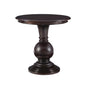 Espresso Round Accent Table