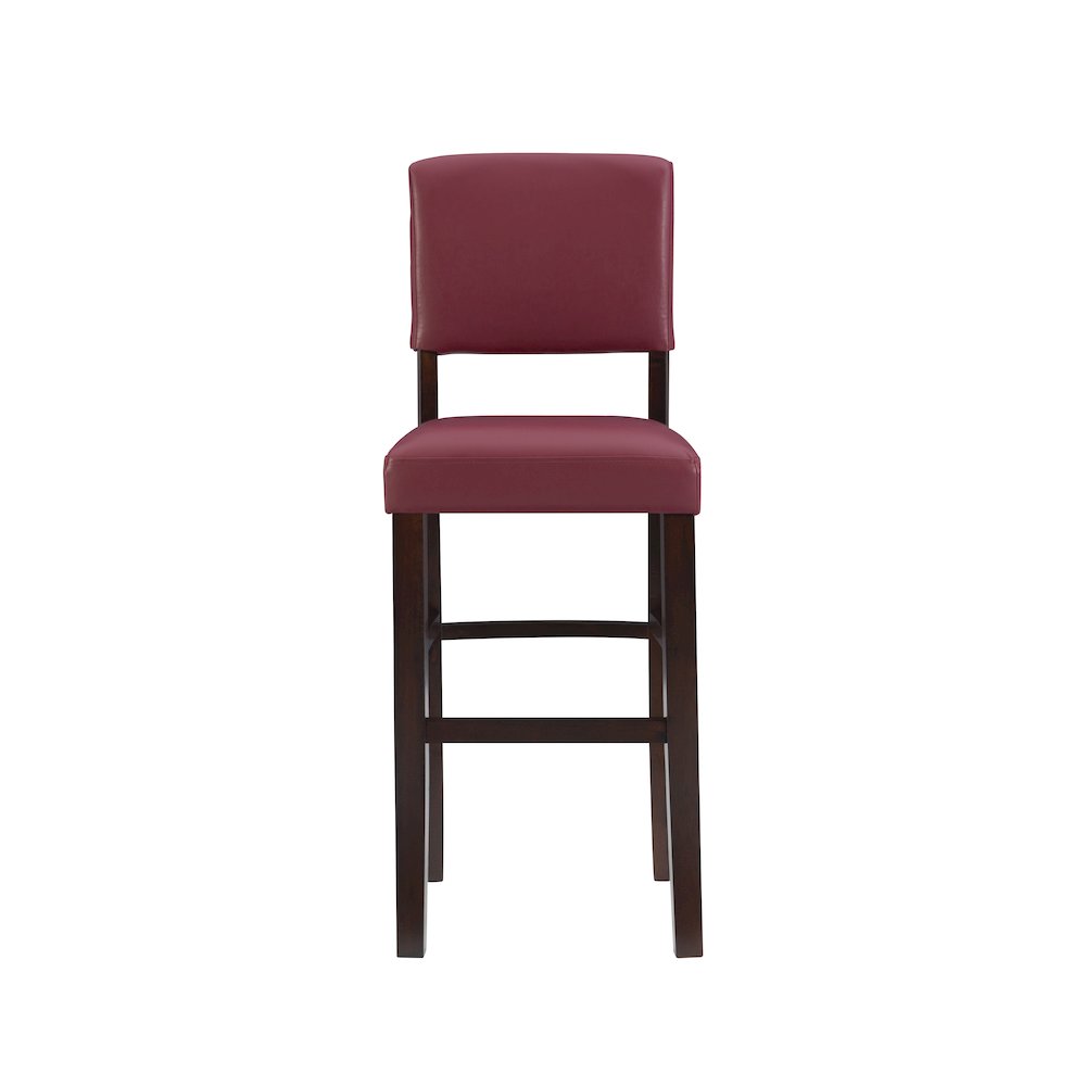 Monaco Bar Stool Dark Red