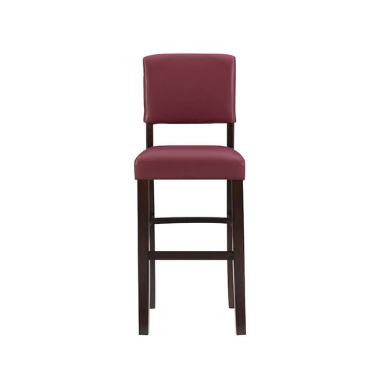 Monaco Bar Stool Dark Red