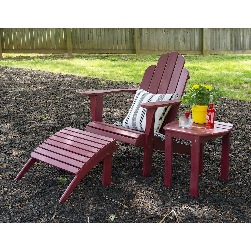 Red Adirondack Chair