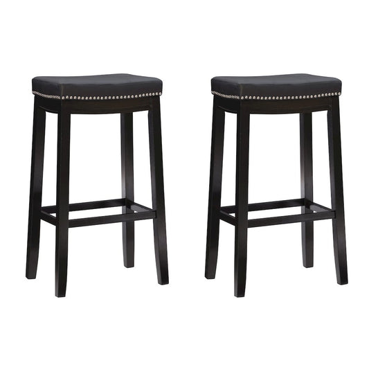Claridge 2 Pk Black Bar Stool