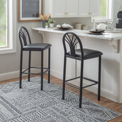Thayer Barstool Black Set Of 2
