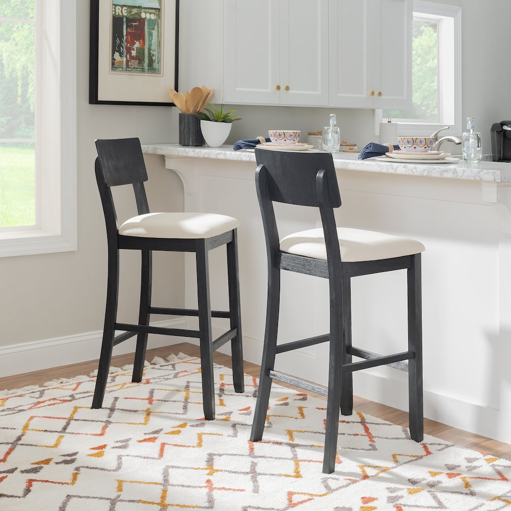 Jorissen Barstool Dark Charcoal