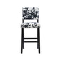 Corey Black Cow Print Bar Stool