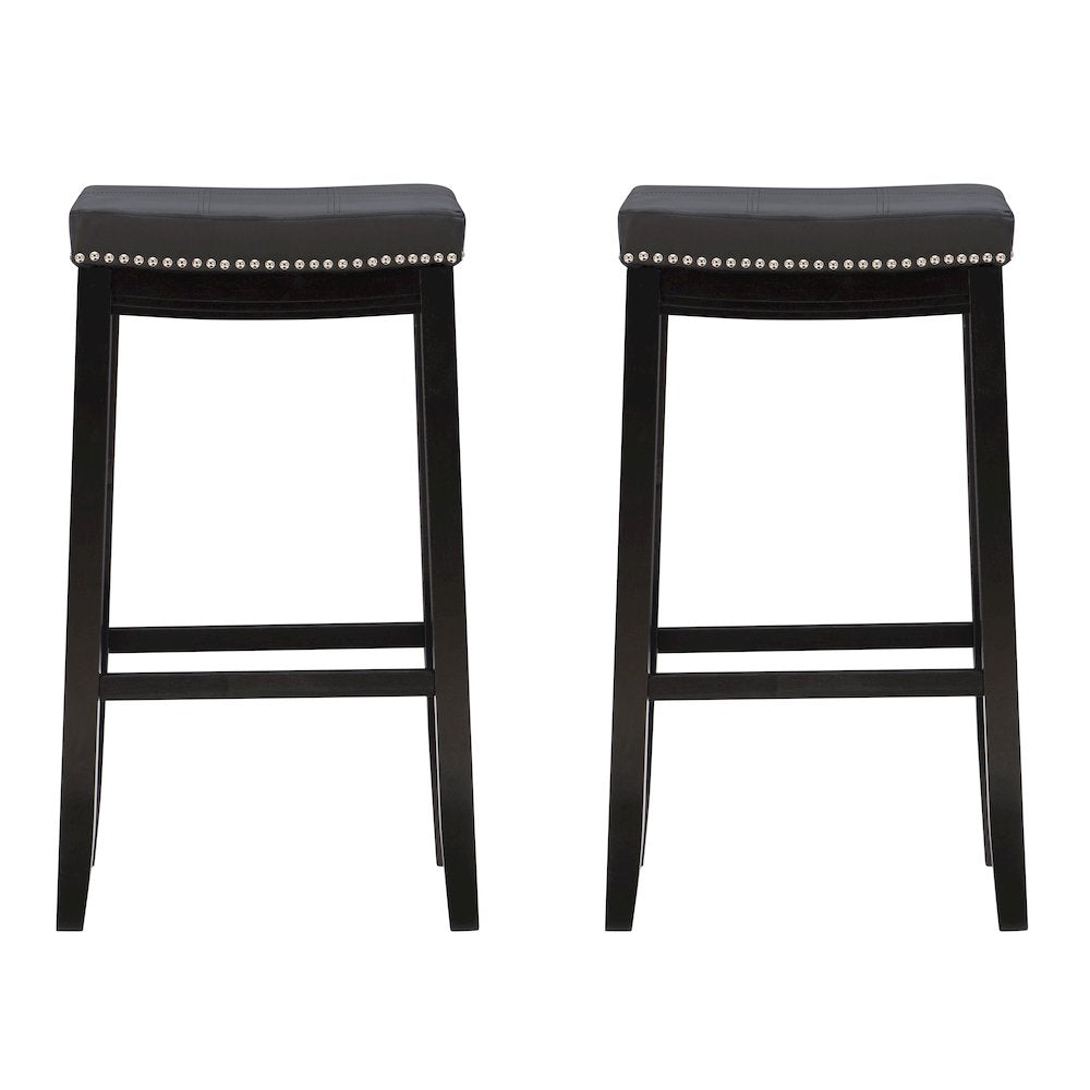 Claridge 2 Pk Black Bar Stool
