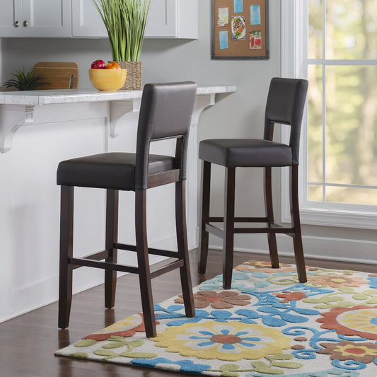 Vega Bar Stool Brown 30