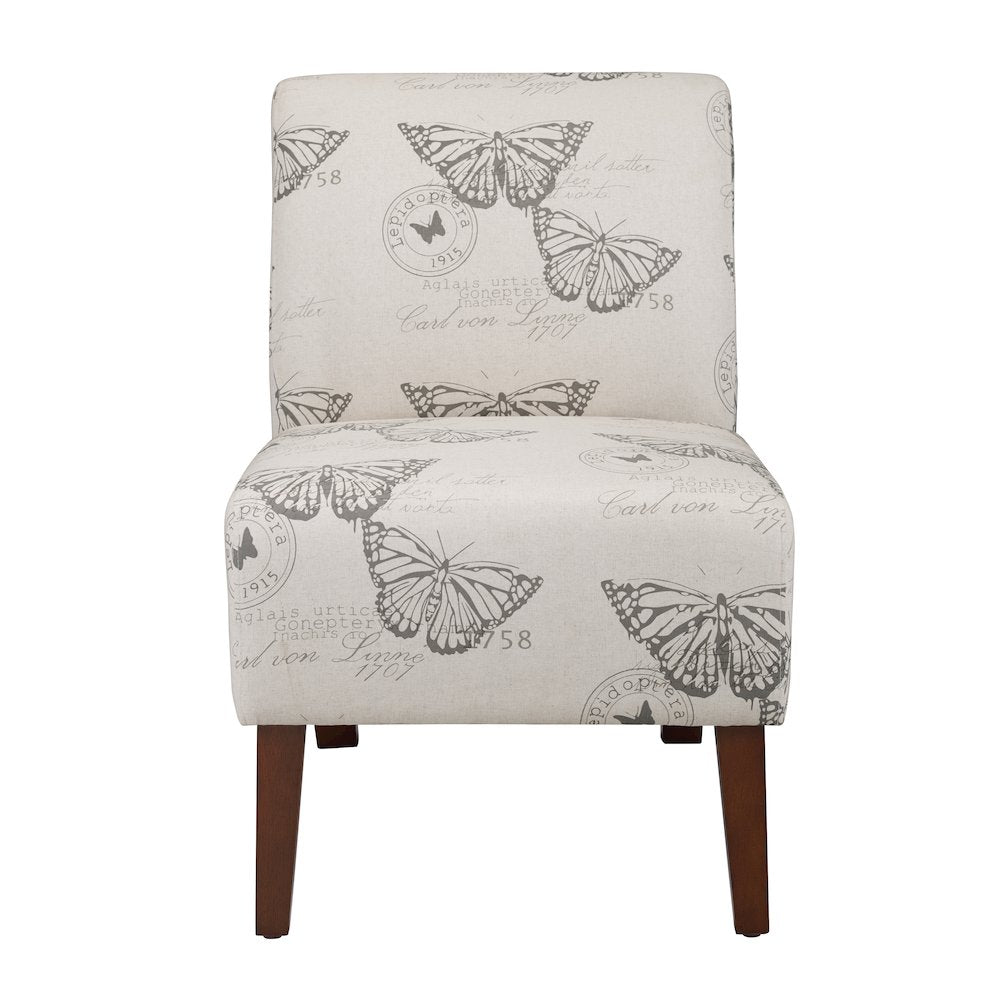 Linen Butterfly Lily Chair