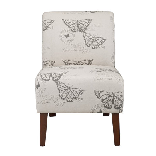 Linen Butterfly Lily Chair