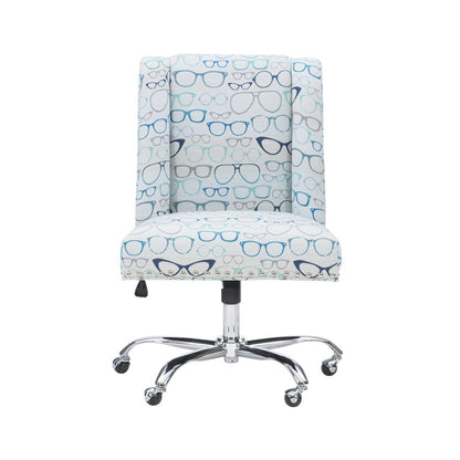 Draper Office Chair, Glasses Print