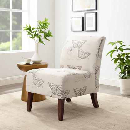 Linen Butterfly Lily Chair