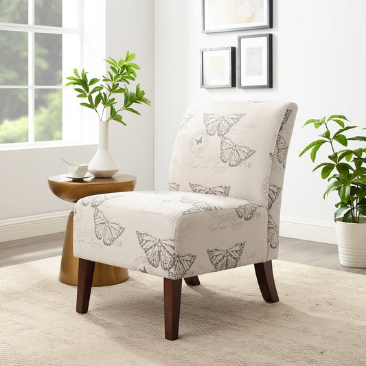 Linen Butterfly Lily Chair