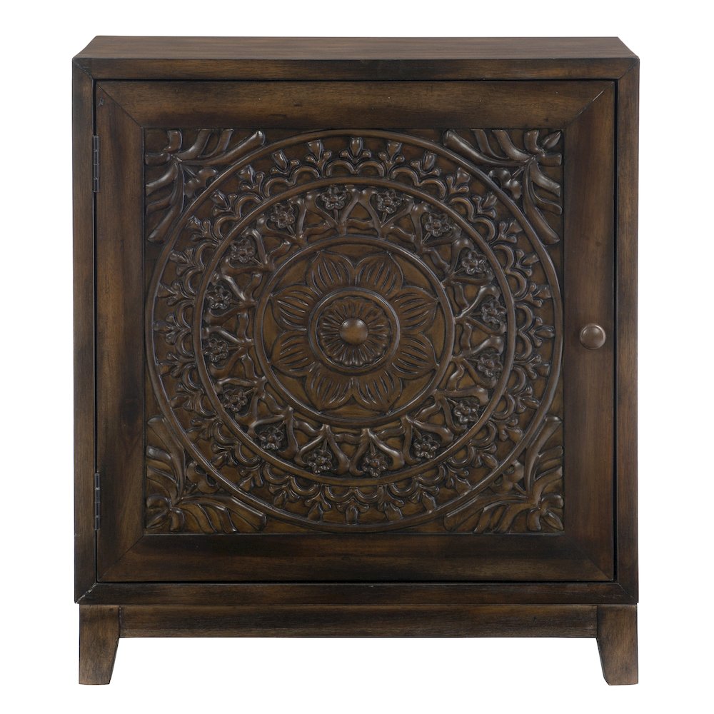 Grace Accent Cabinet Dark Brown
