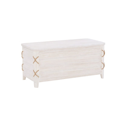 Brosnan Rope Cedar Chest White