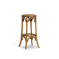 Rae Walnut Backless Bar Stool