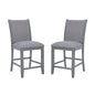 Abbot Counter Stool Set Of 2 Gray