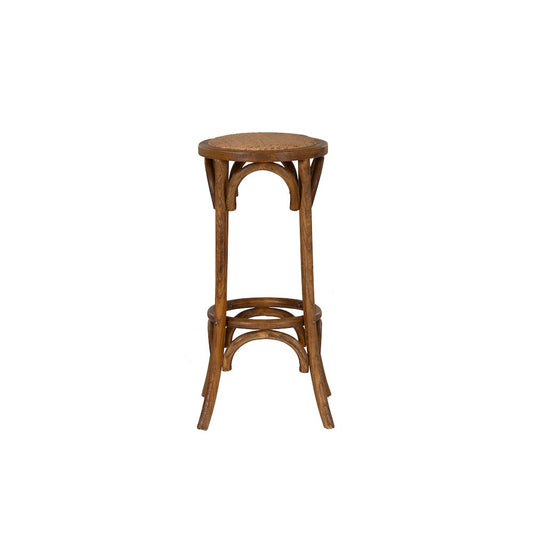 Rae Walnut Backless Bar Stool