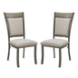 Franklin Dining Side Chair Pewter 2 Pack