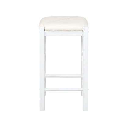 Lancer 3 Piece Tavern Set, White Faux Marble