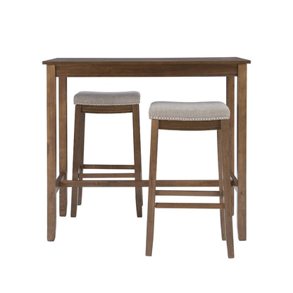 Claridge 3Pc Bar Set Rustic