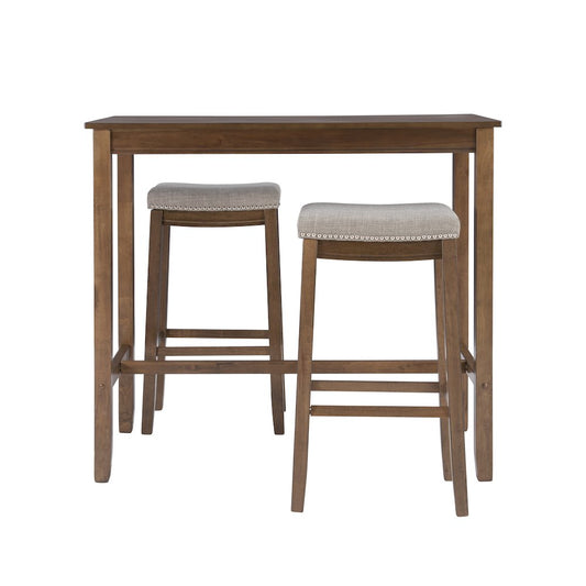 Claridge 3Pc Bar Set Rustic