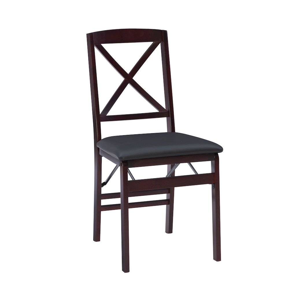 Triena 18 In X Back Folding Chair - Set Of Two