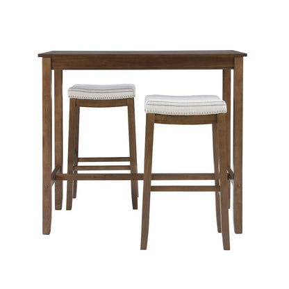 Clardige 3Pc Bar Set Rustic Stripe