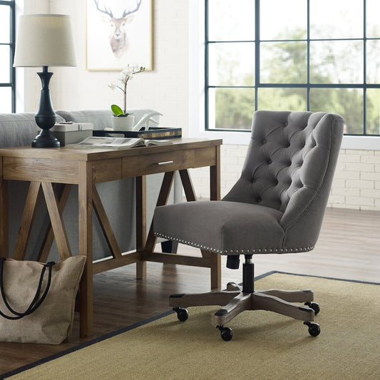 Della Office Chair, Light Gray