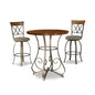 Hamilton 3pc Swivel Pub Set