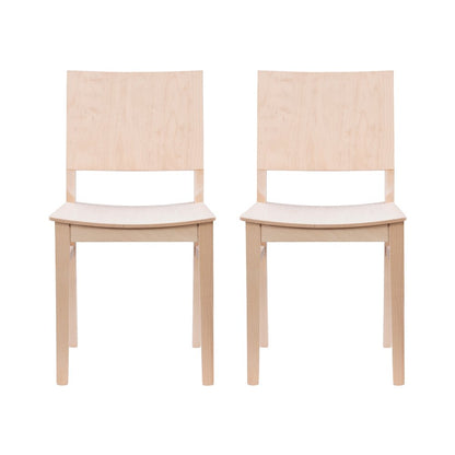 Devin Side Chair Unfinished- Set Of Two