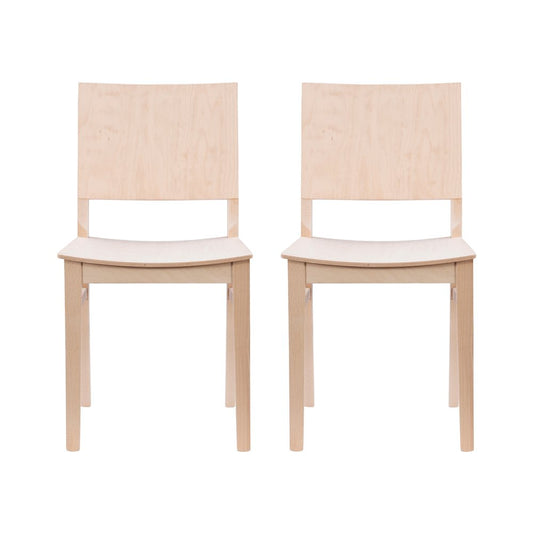Devin Side Chair Unfinished- Set Of Two