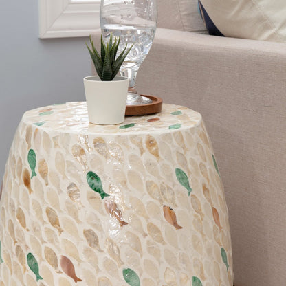 Pattison Capiz Drum Table Fish