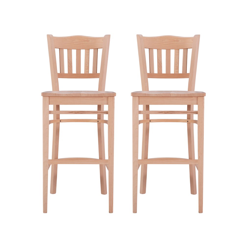 Maryah Barstool Unfinished Set Of 2