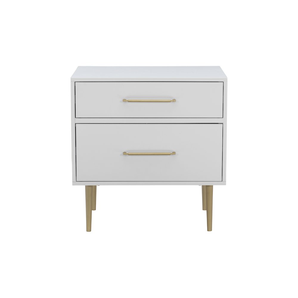 Gloria Two Drawer Nightstand