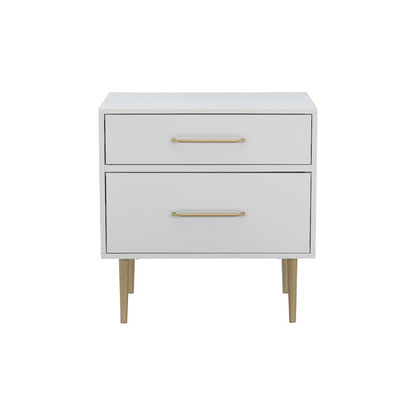 Gloria Two Drawer Nightstand