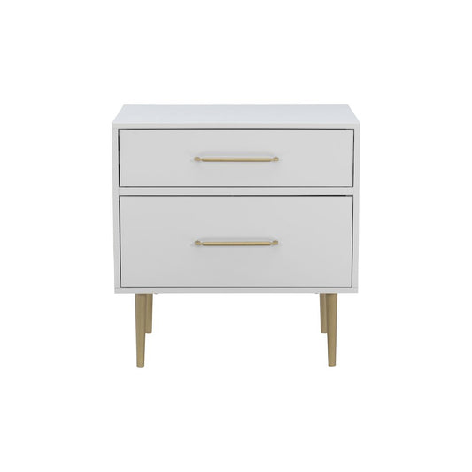 Gloria Two Drawer Nightstand