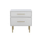 Gloria Two Drawer Nightstand