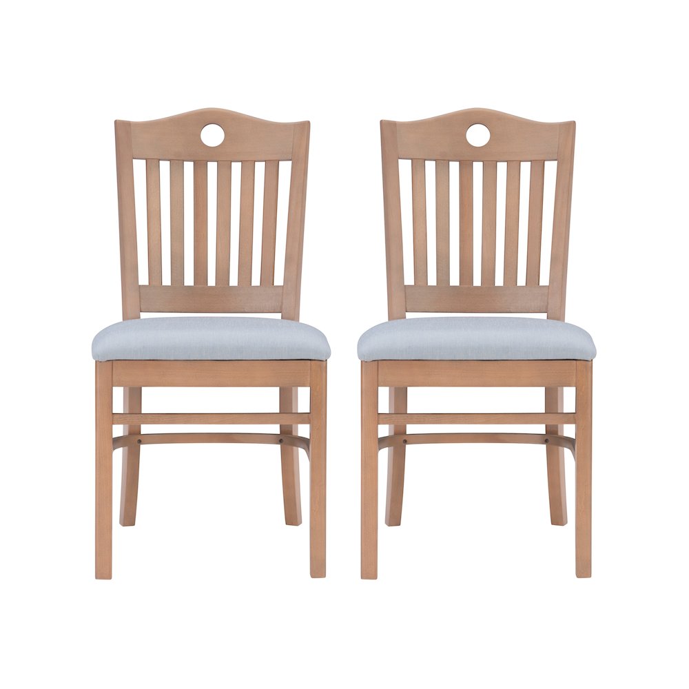 Tarleton Upholstered Chair Natural Set Of 2